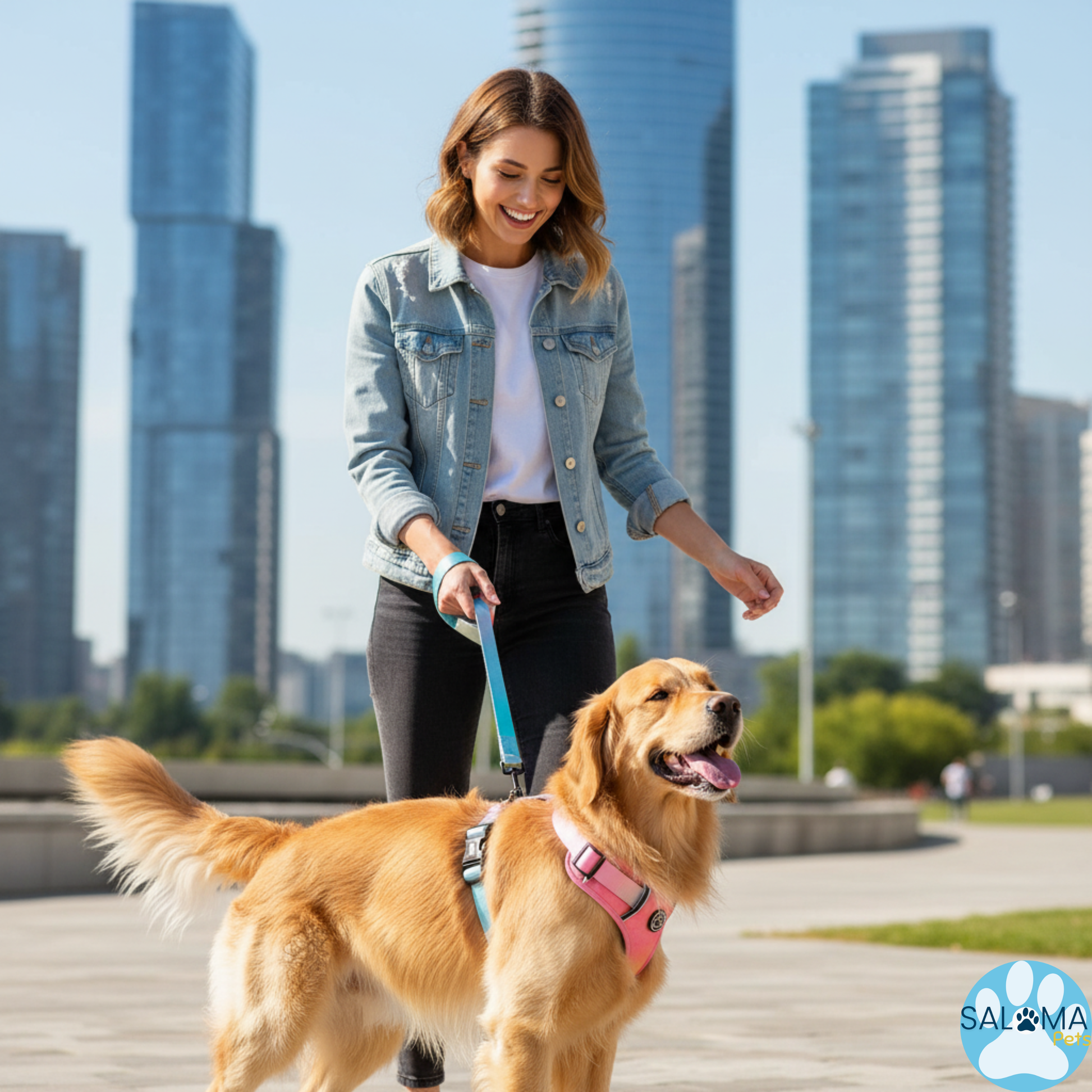 Arnés y Correa para Perros Pequeños y Medianos