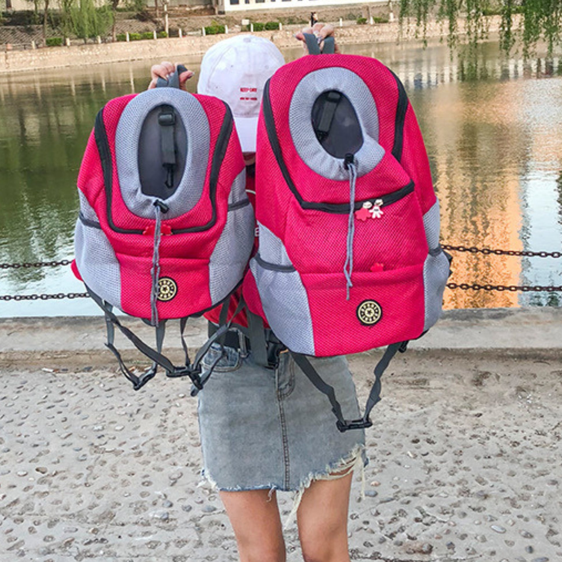 Mochila Morral para Gatos y Perros Pequeños