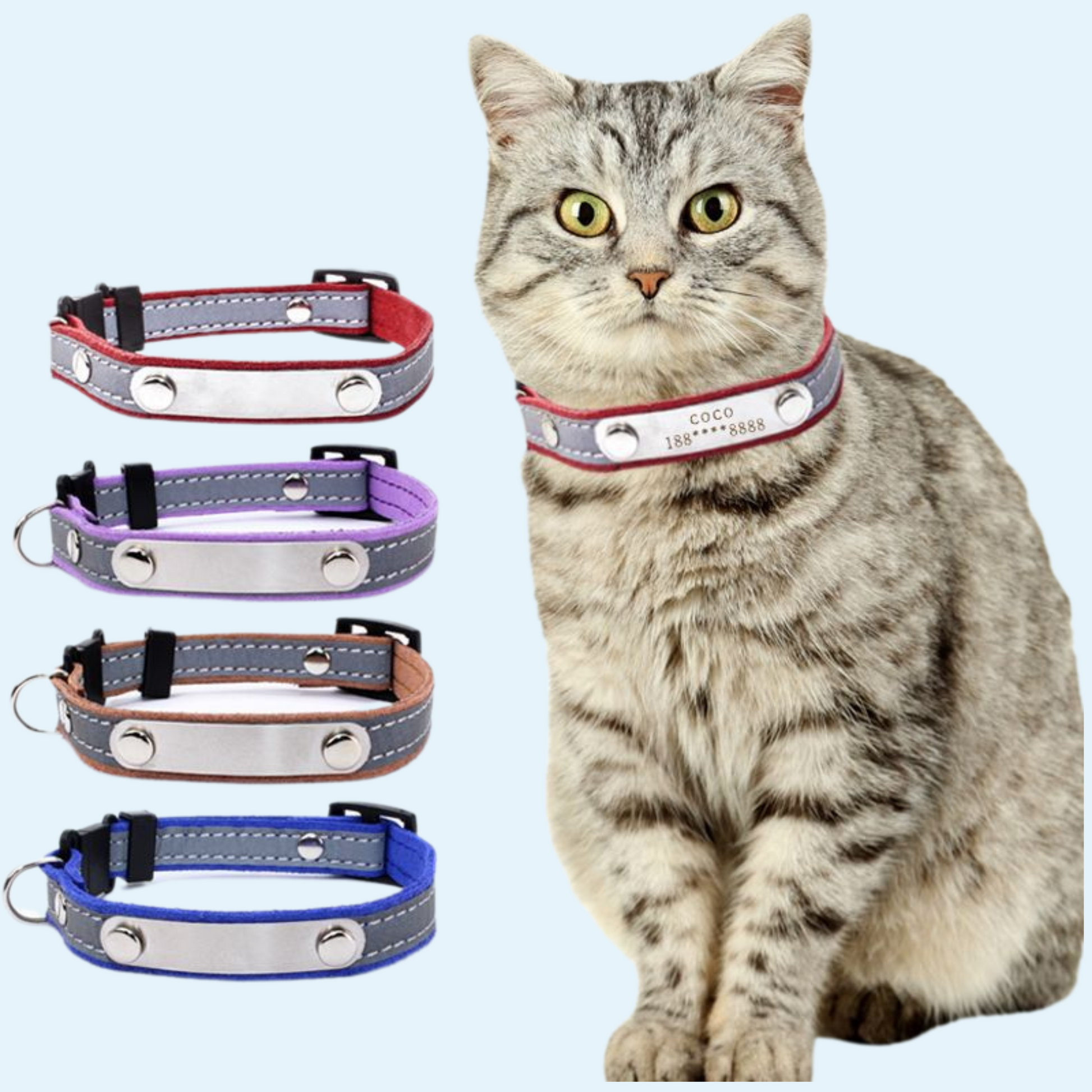 Collar Personalizable para Gatos