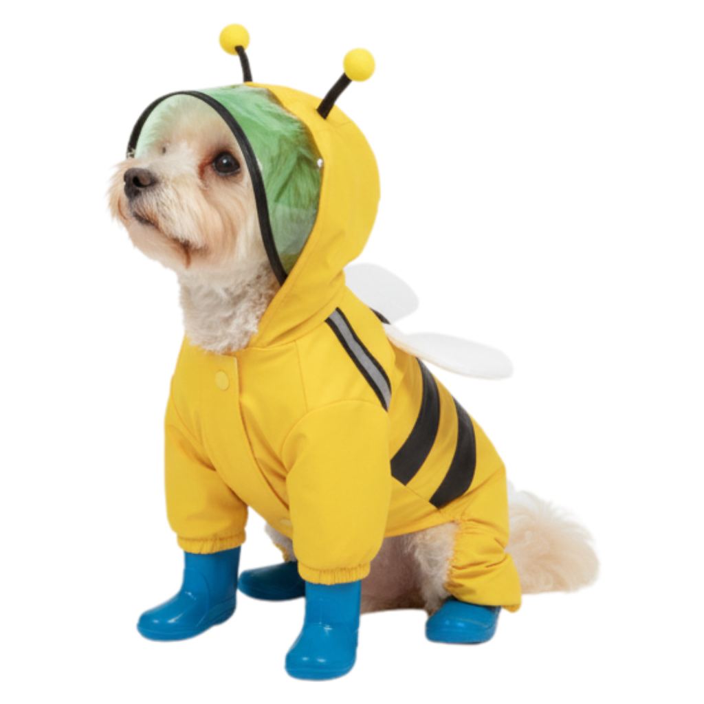 Impermeable Abejita para Cachorros y Perros