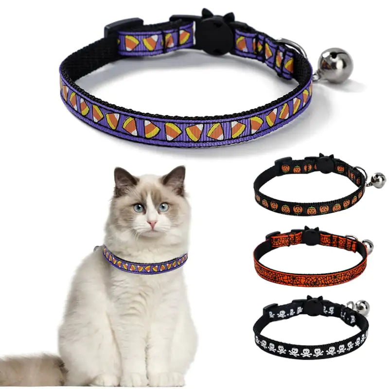 Collar para Gato y Cachorro de Halloween.