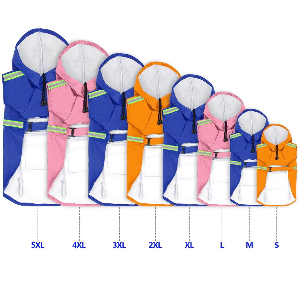Chaqueta Impermeable Reflectante para Perros y Abrigo Externo