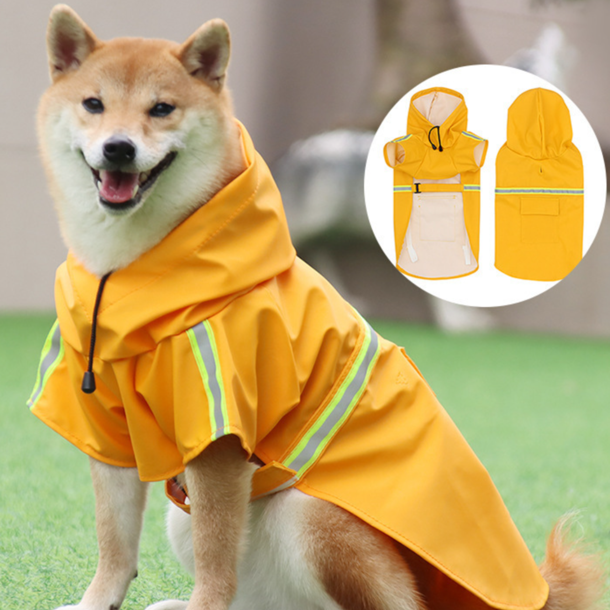 Chaqueta Impermeable Reflectante