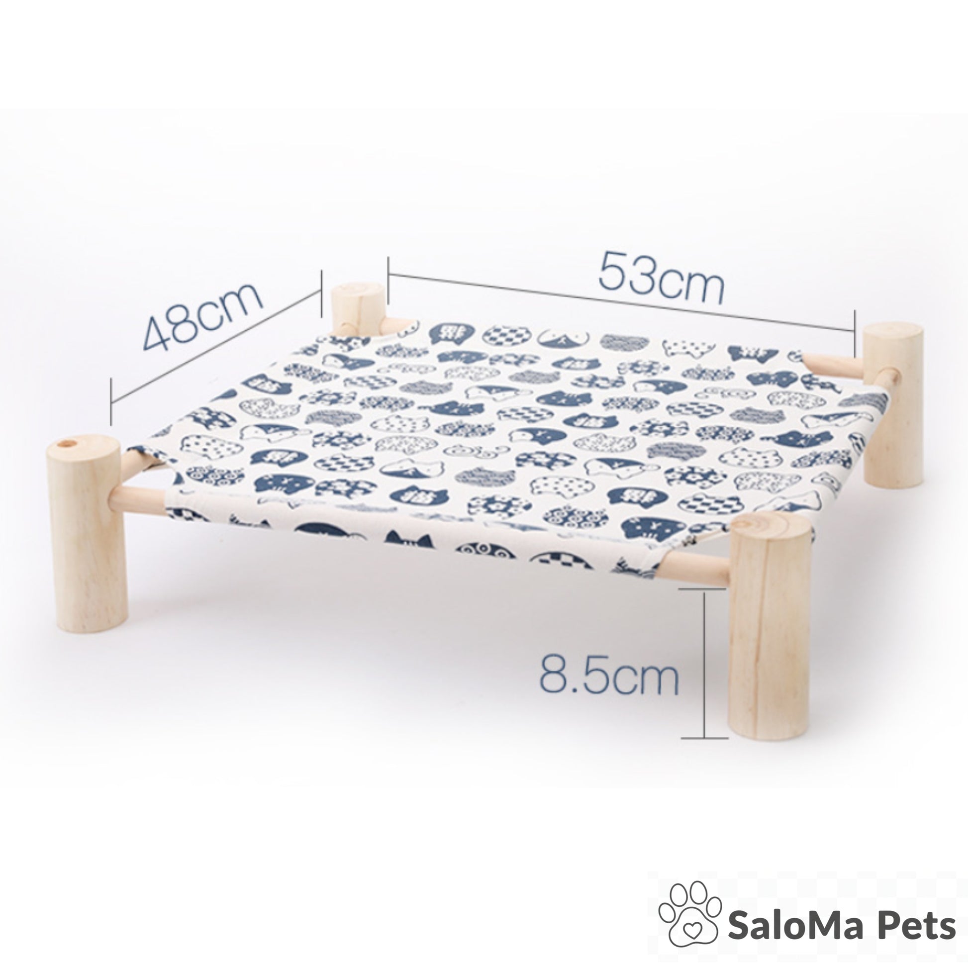Catre-Cama de Madera para Gatos
