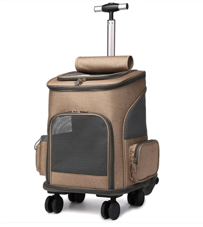 Mochila Carrito Plegable Portátil para Mascotas