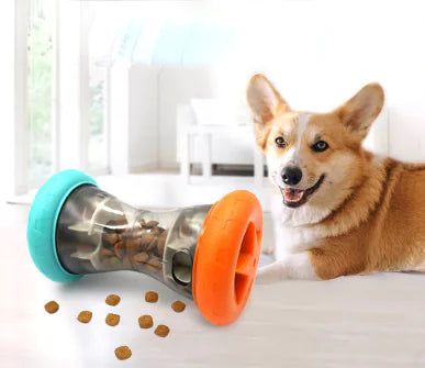 Juguete Antimordidas para Perros y Gatos - Pelota Dispensadora de Comida