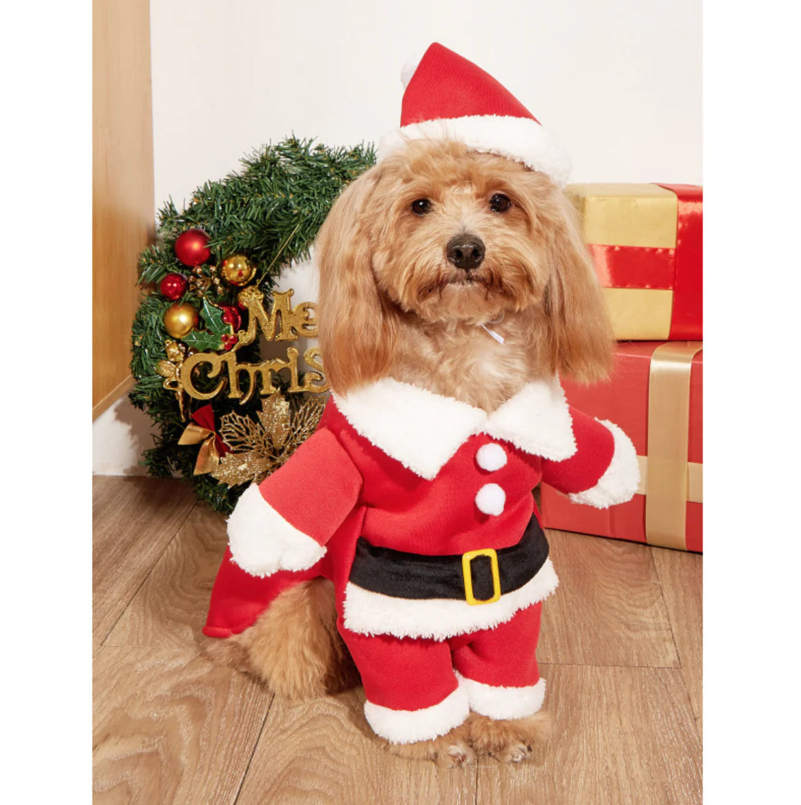 Disfraz  Santa Claus Edición Navideño para Perros Pequeños