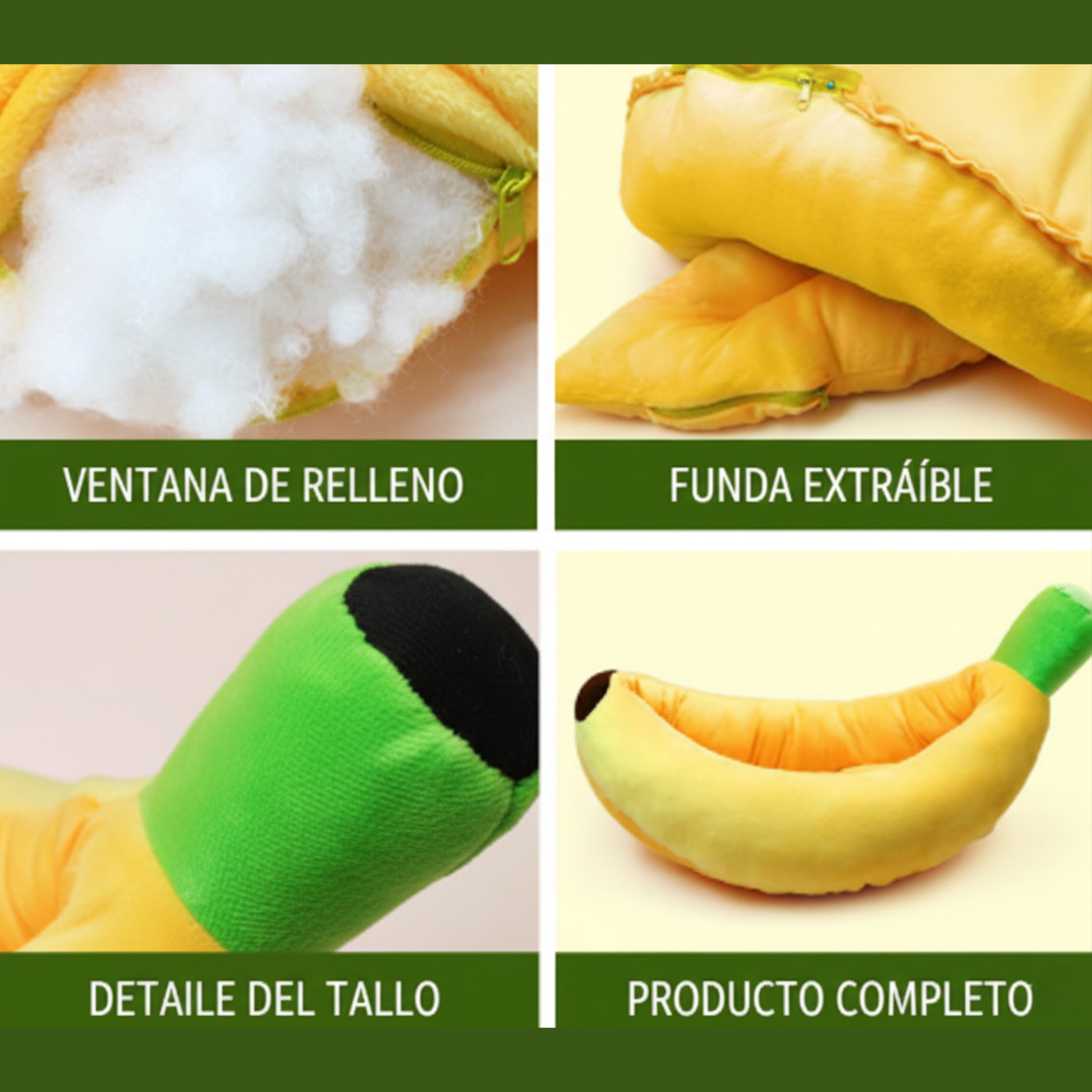 Cama Banana para Mascotas