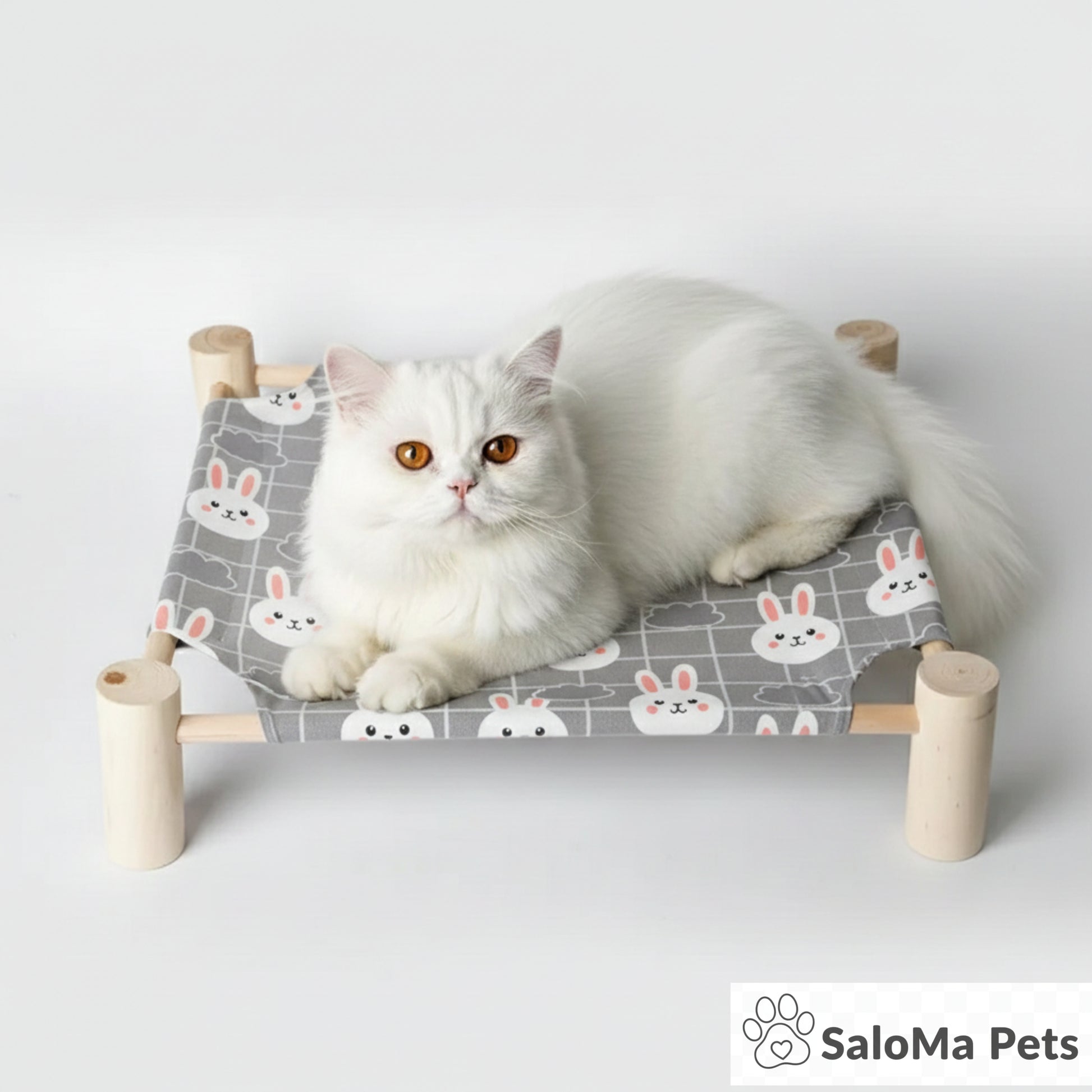Catre-Cama de Madera para Gatos