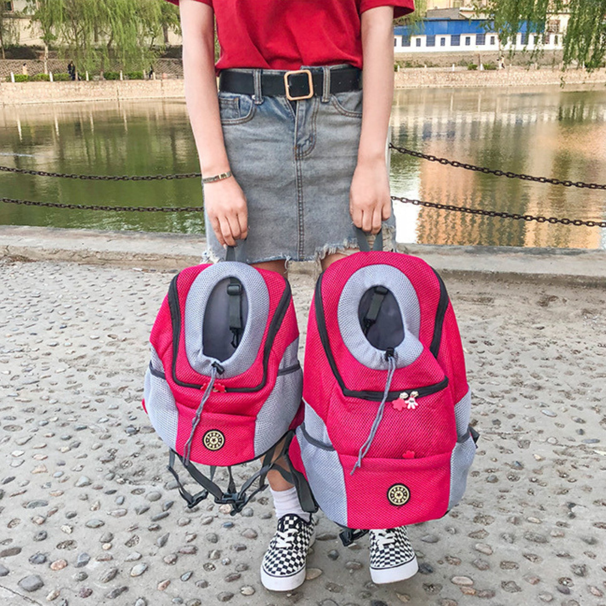 Mochila Morral para Gatos y Perros Pequeños