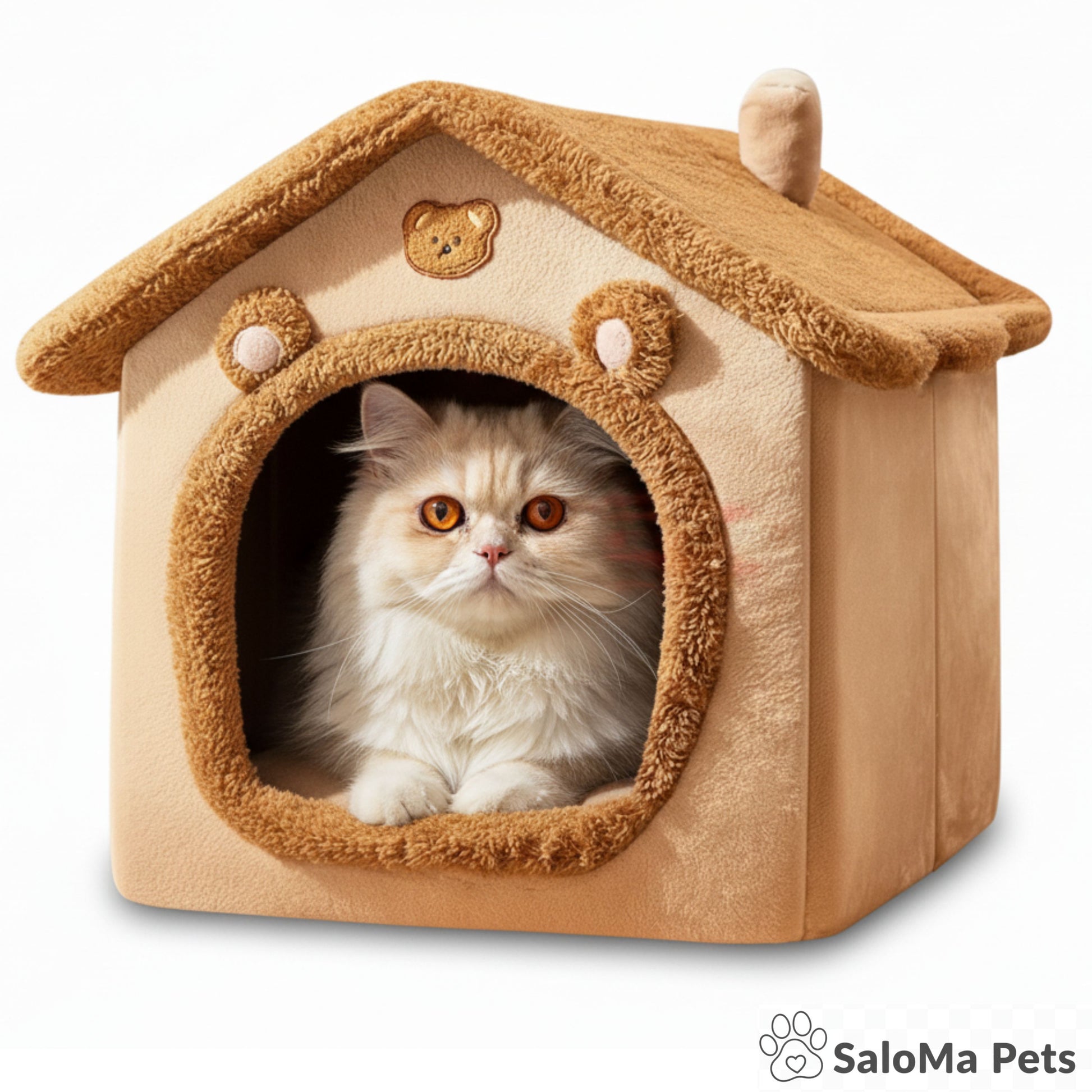 Cama Casa para Gatos y Perros Pequeños