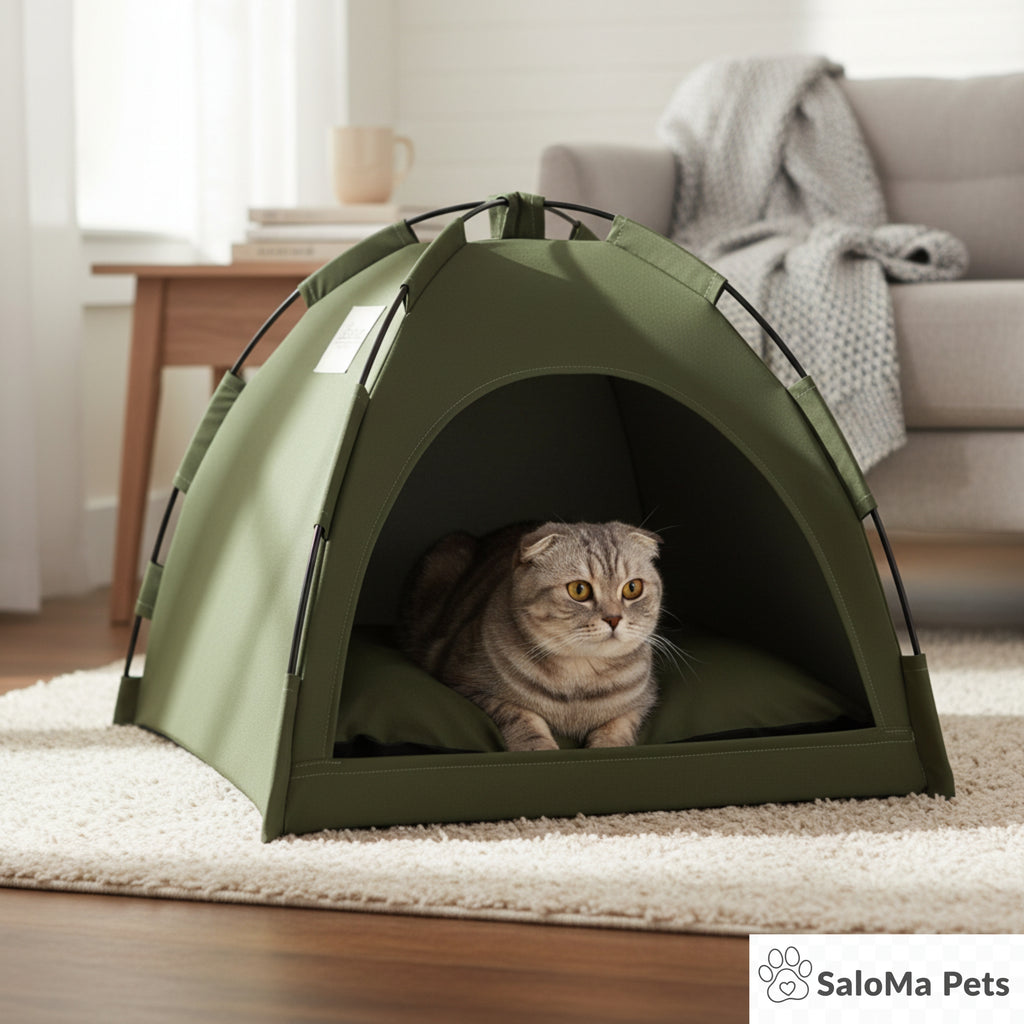 Casa Cama de Campaña para Gatos