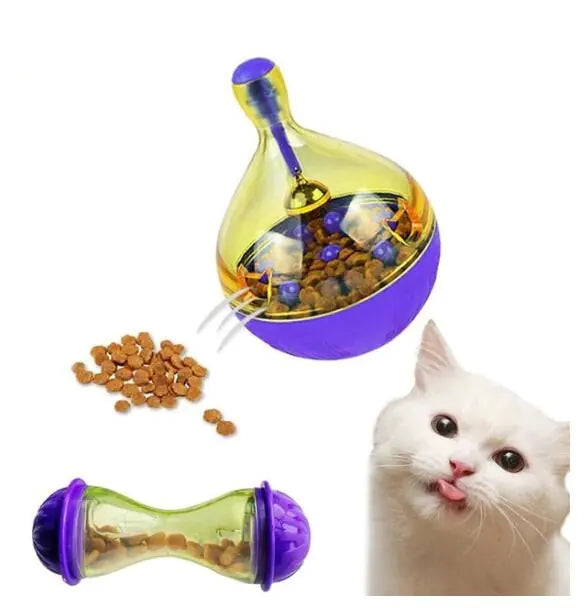Juguete tumbler para Mascotas y Dispensador Automático de Comida