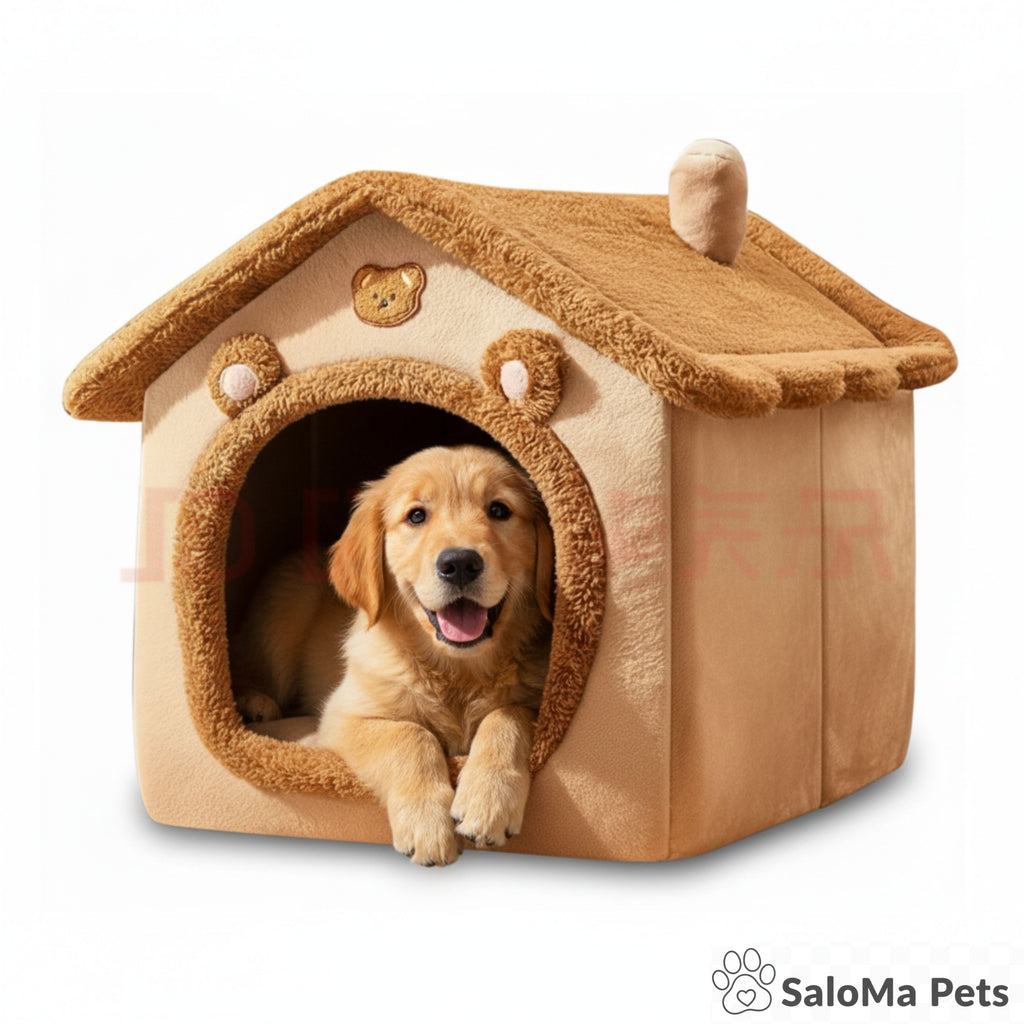 Cama Casa para Gatos y Perros Pequeños