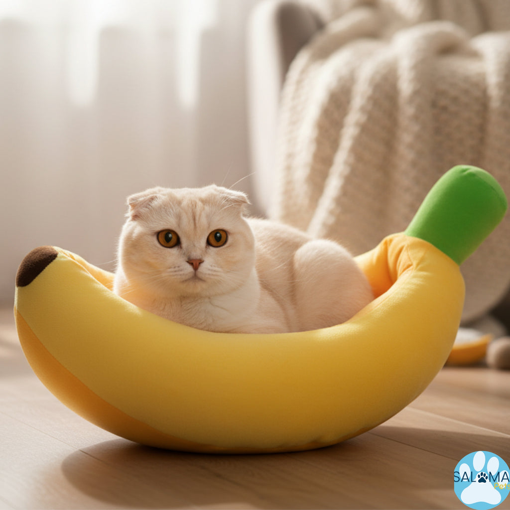 Cama Banana para Mascotas
