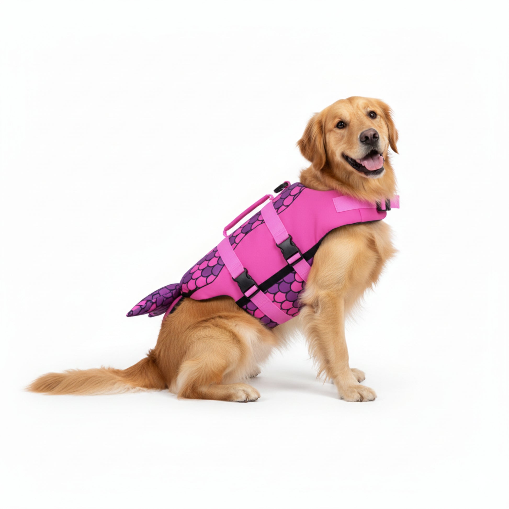 Chaleco Salva Vidas de Sirena y Tiburón para Mascotas