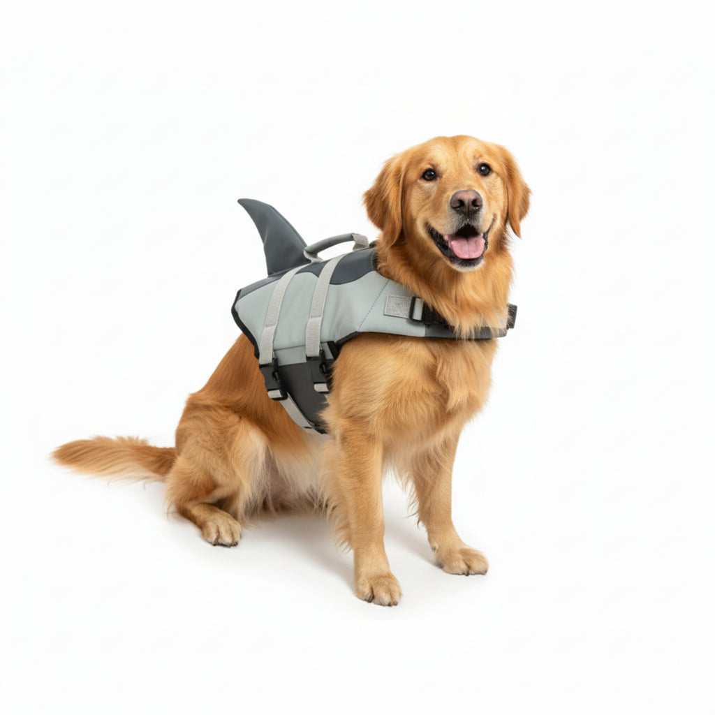 Chaleco Salva Vidas de Sirena y Tiburón para Mascotas