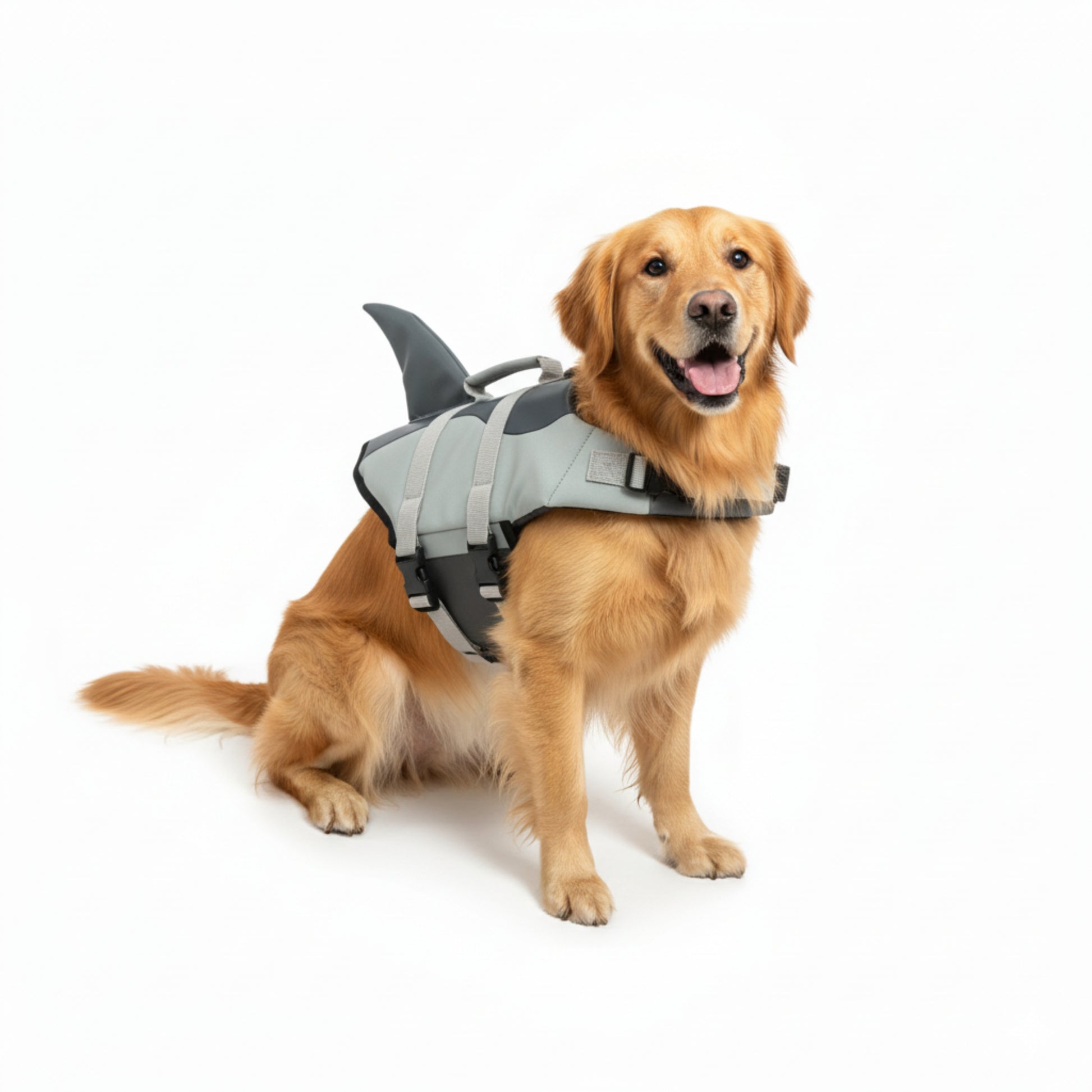 Chaleco Salva Vidas de Sirena y Tiburón para Mascotas