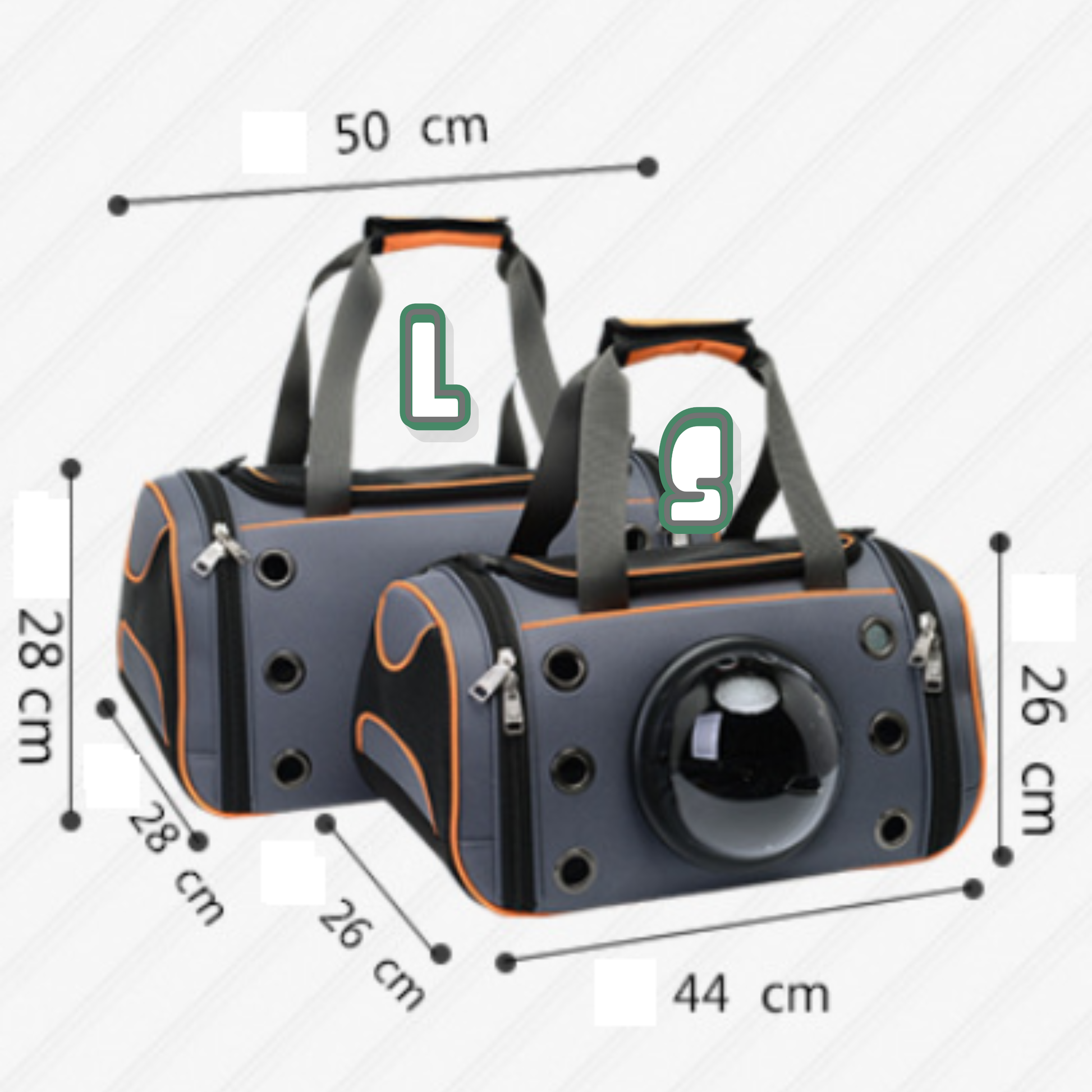 Bolso Transportador de Mascotas Tipo Cápsula