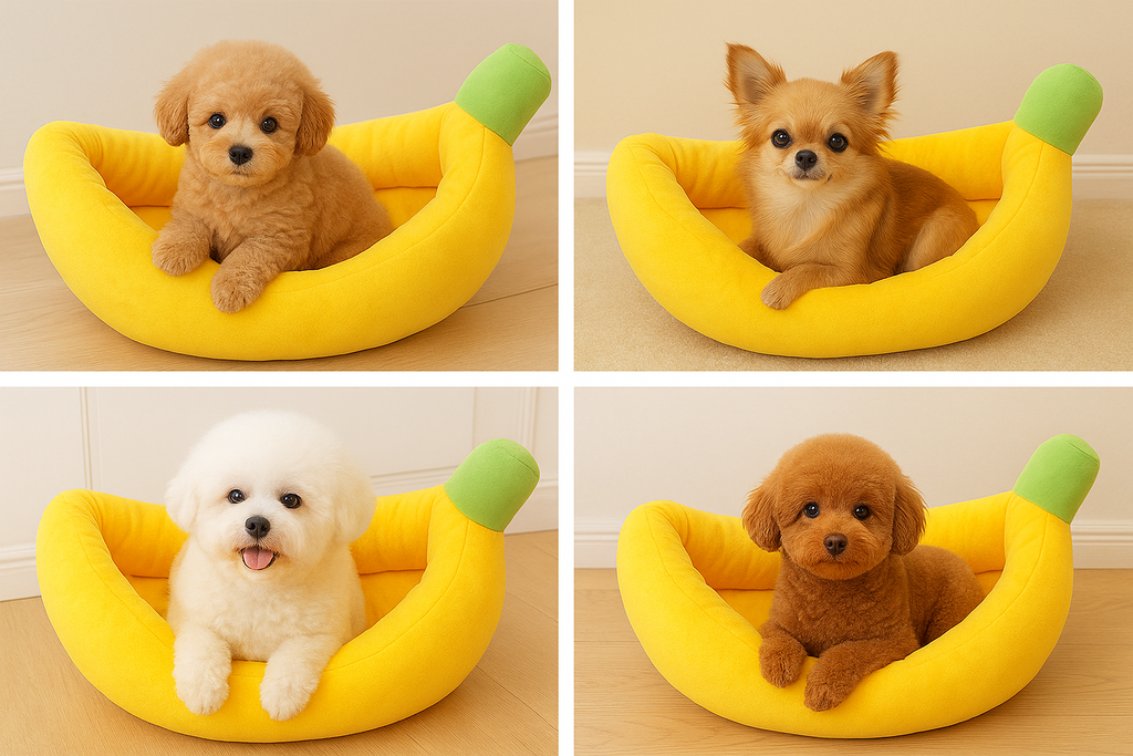 Cama Banana para Mascotas