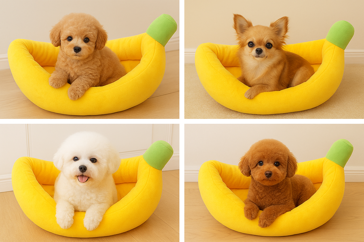 Cama Banana para Mascotas