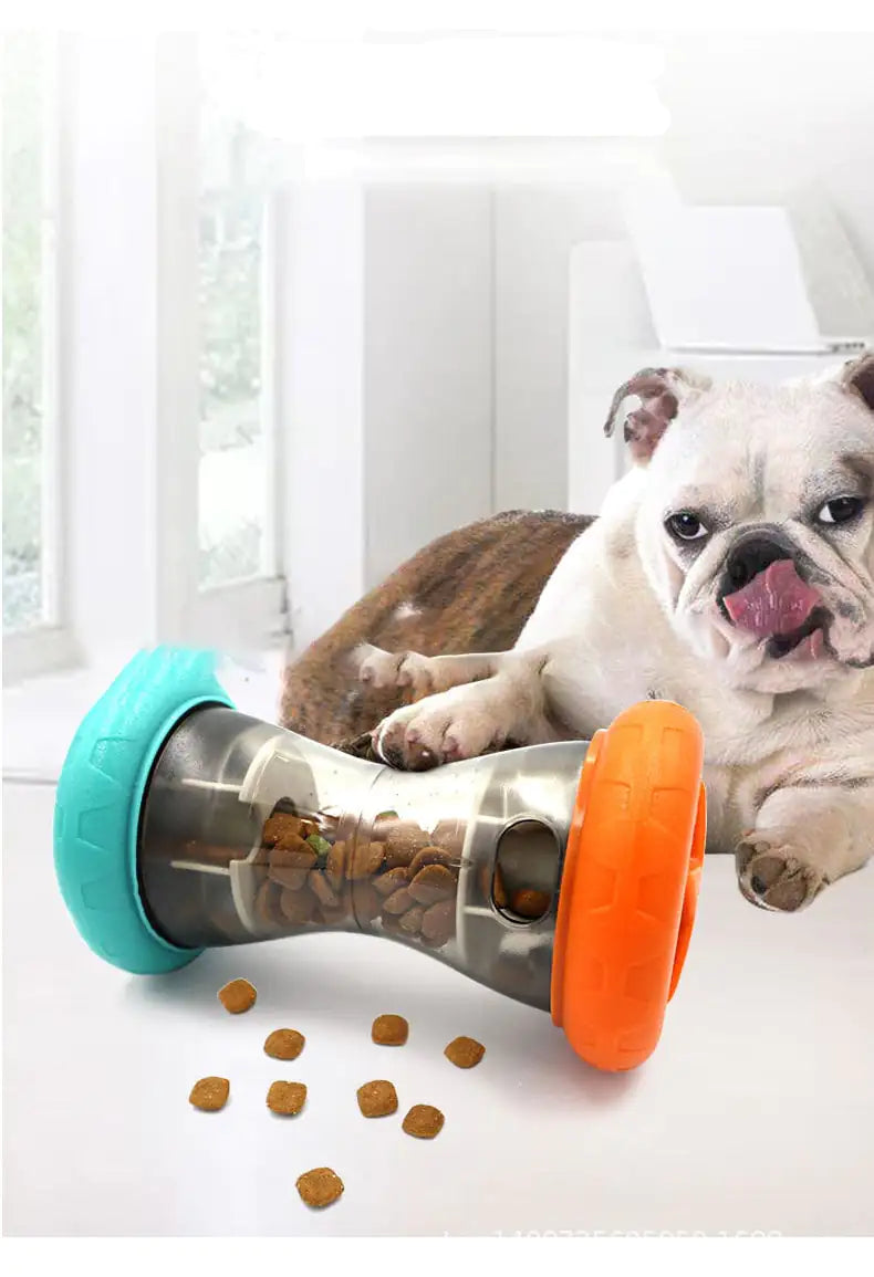 Juguete Antimordidas para Perros y Gatos - Pelota Dispensadora de Comida