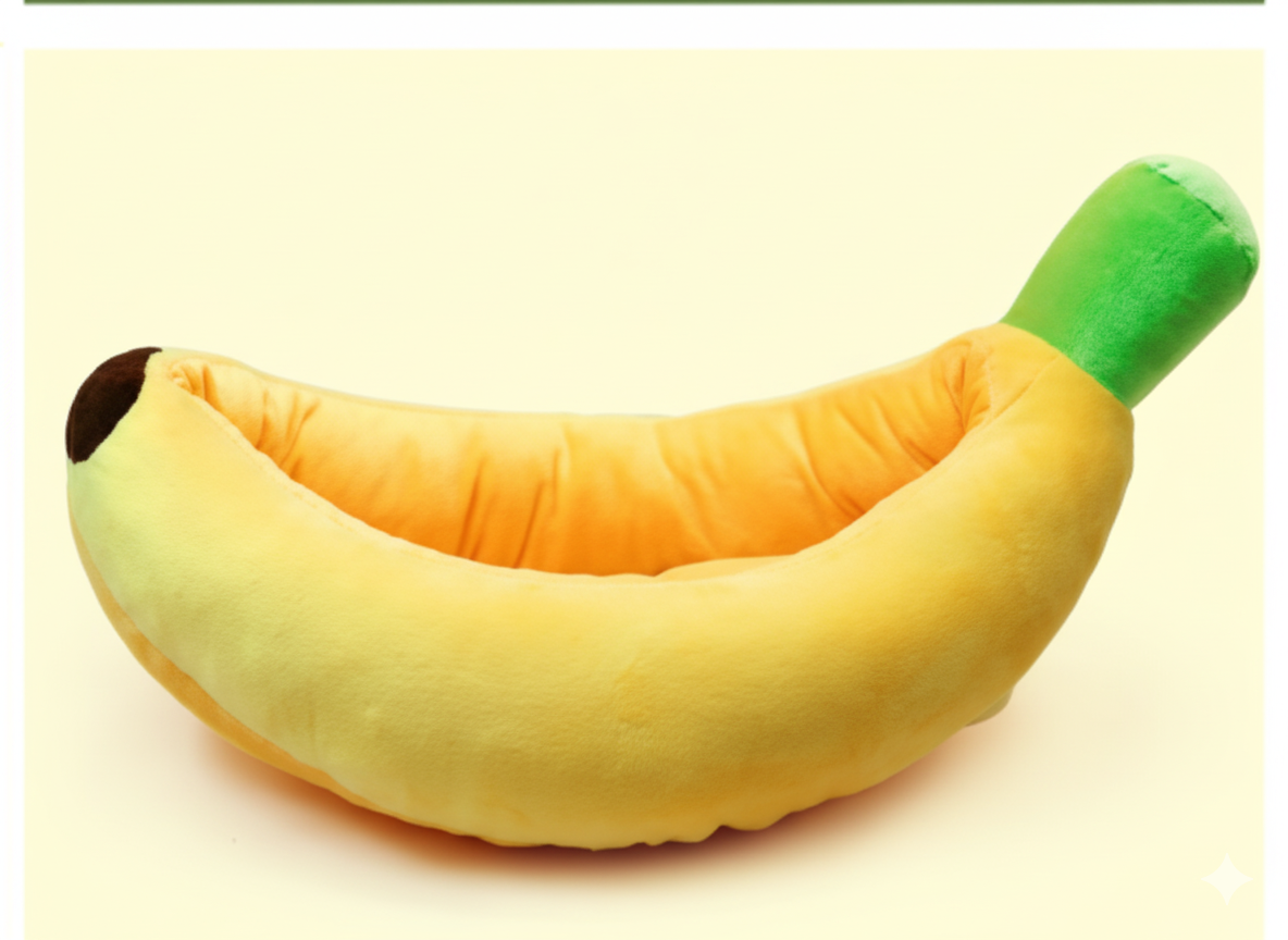 Cama Banana para Mascotas