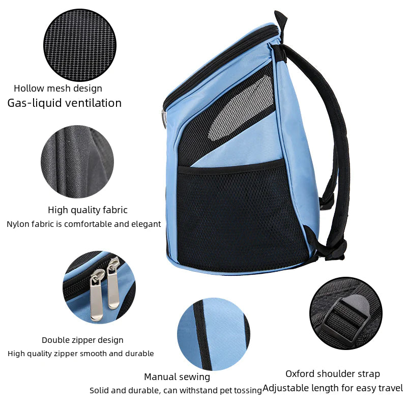 Mochila Viajera Compacta para Mascotas