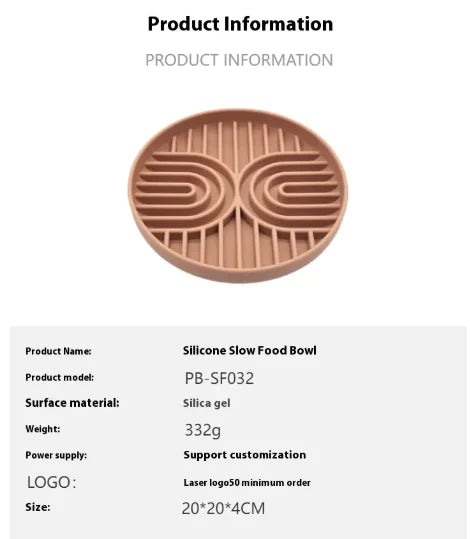 Tazón Silicon Texturizado para Perros