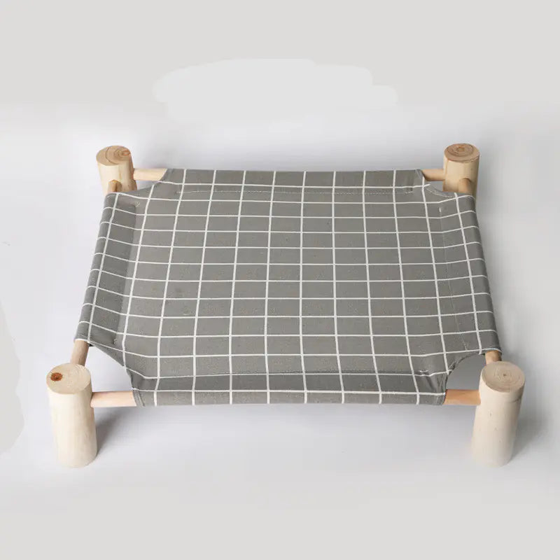 Catre-Cama de Madera Sólida para Gatos