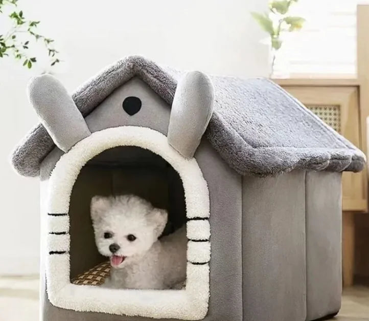 Cama Casa para Gatos y Perros Pequeños