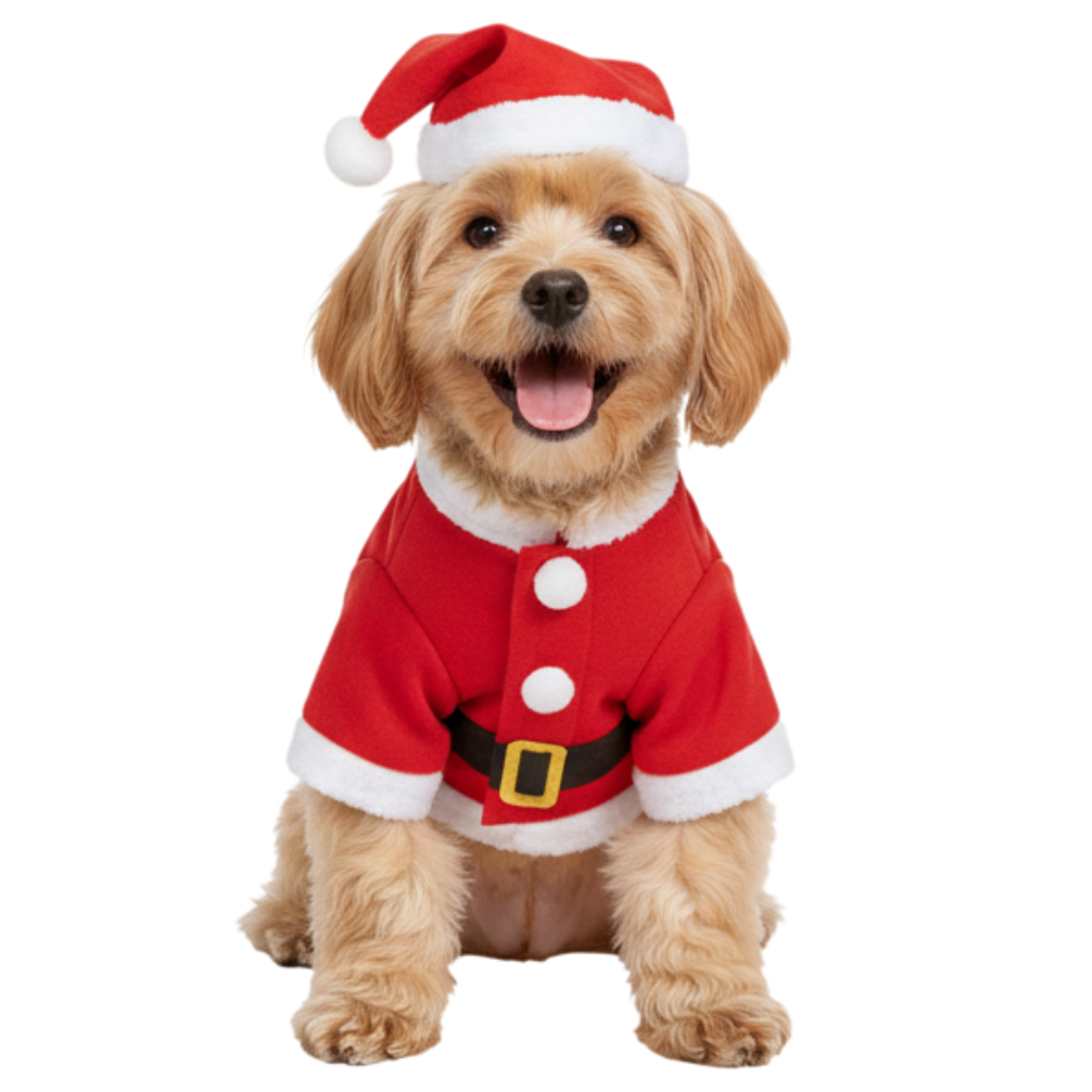 Disfraz  Santa Claus Edición Navideño para Perros Pequeños