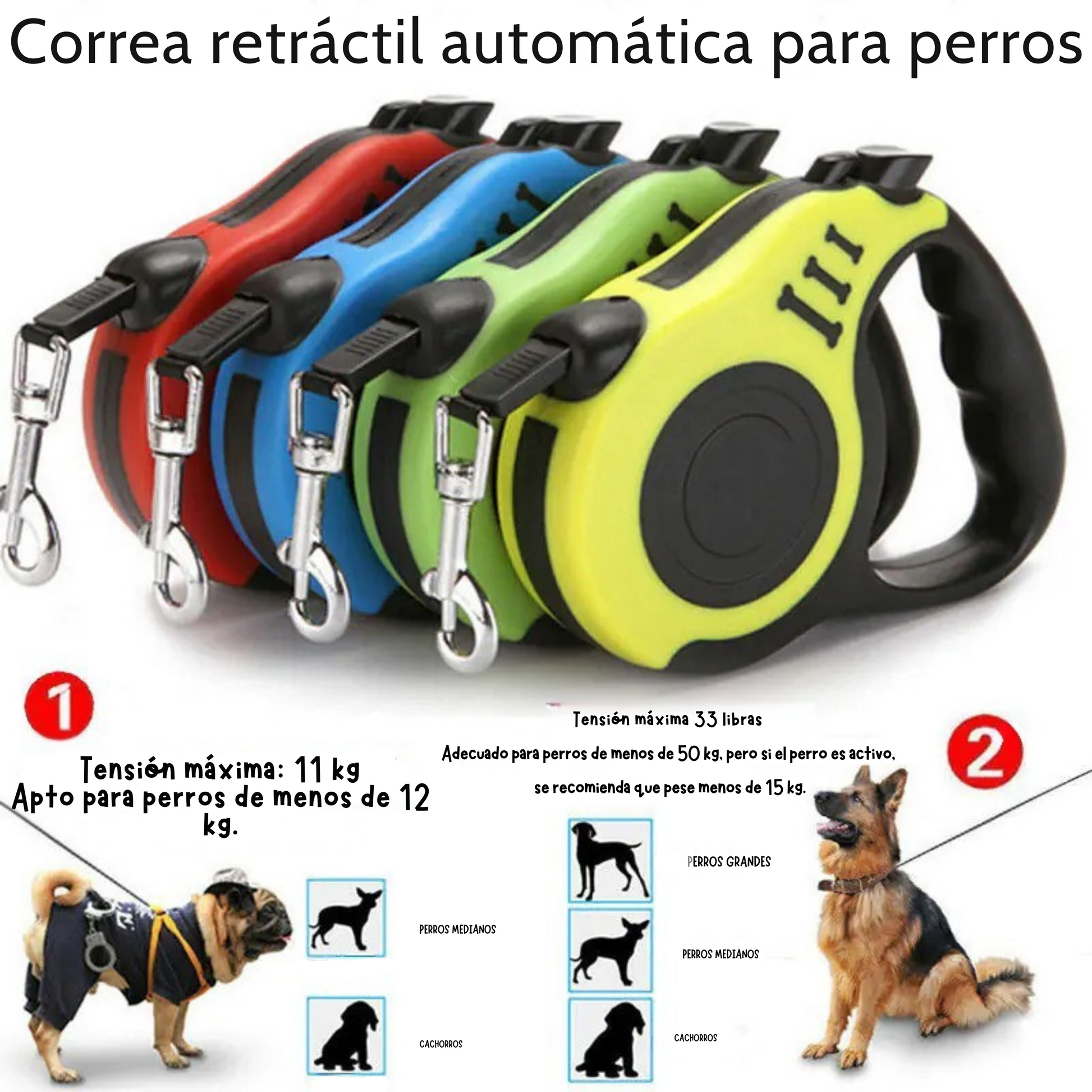 EasyWalk Correa Retráctil Automática.