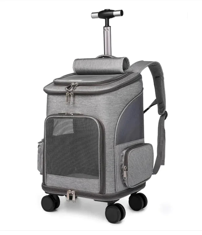 Mochila Carrito Plegable Portátil para Mascotas